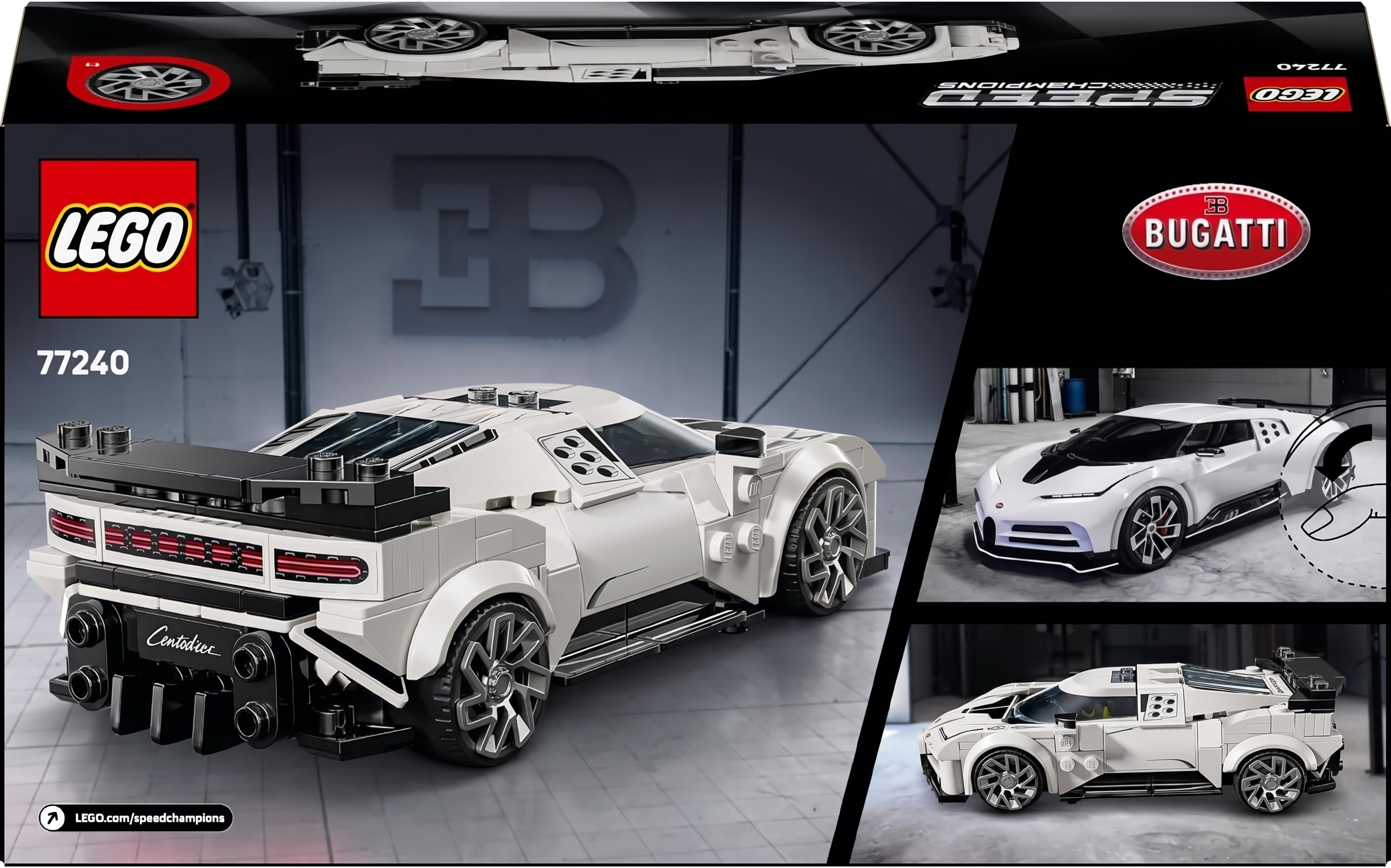 LEGO Speed Champions Bugatti Centodieci številka 77240 LEGO Speed Champions Bugatti Centodieci številka 77240