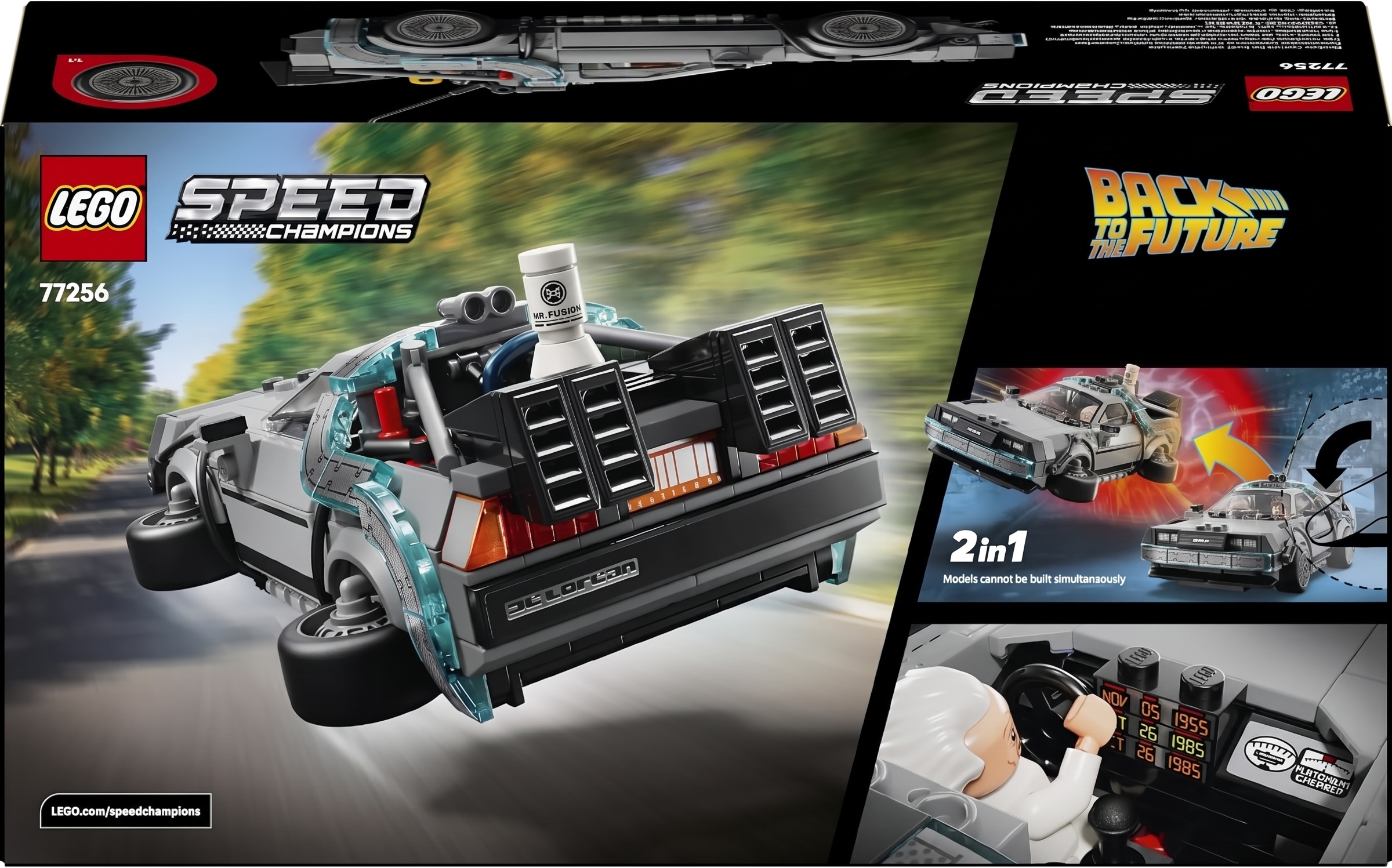 LEGO Speed Champions Časovni stroj iz Nazaj v prihodnost številka 77256 LEGO Speed Champions Časovni stroj iz Nazaj v prihodnost številka 77256
