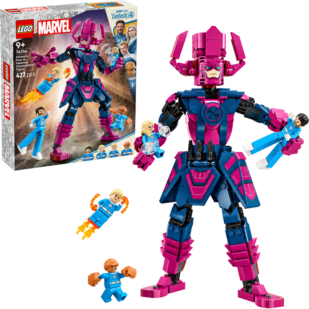 LEGO Super Heroes Fantastic Four vs Galactus Construction Figure številka 76316 LEGO Super Heroes Fantastic Four vs Galactus Construction Figure številka 76316