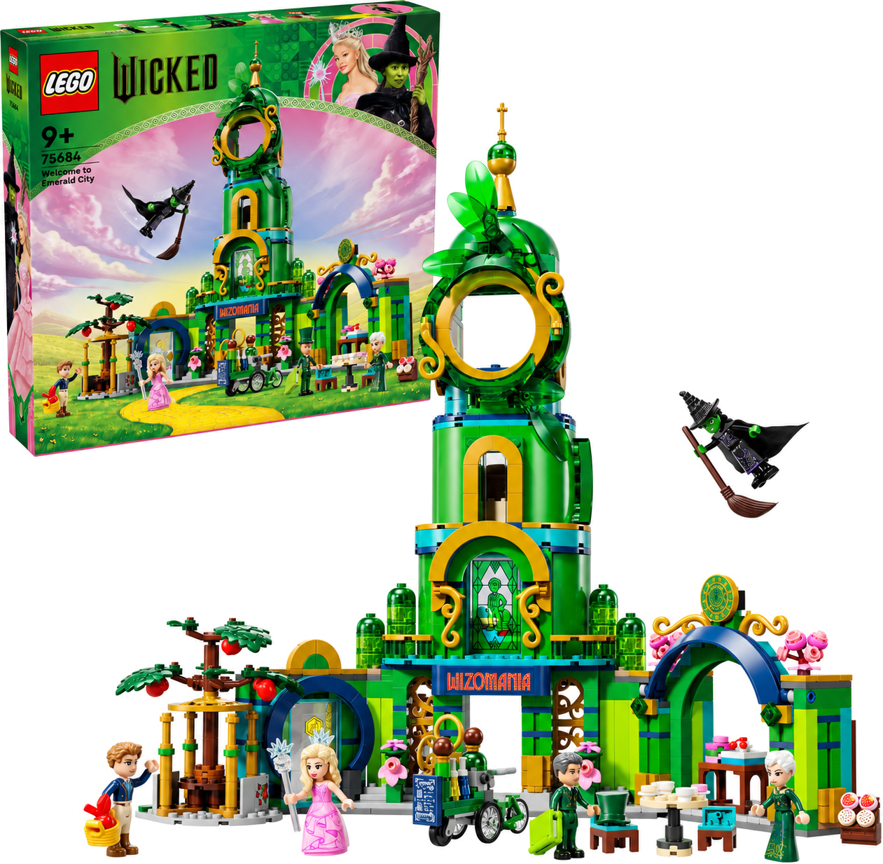 LEGO Wicked Welcome to Emerald City številka 75684 LEGO Wicked Welcome to Emerald City številka 75684