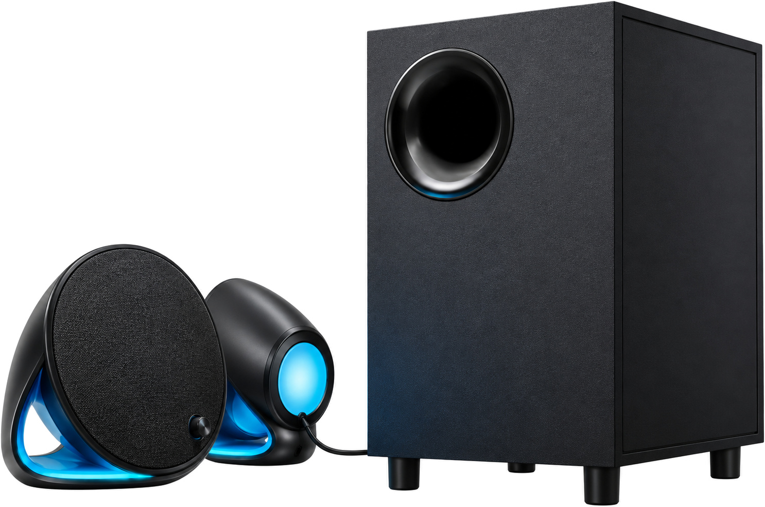 Logitech G560 Lightsync 2.1 120W žični igralni zvočniki z Bluetooth črne barve Logitech G560 Lightsync 2.1 120W žični igralni zvočniki z Bluetooth črne barve