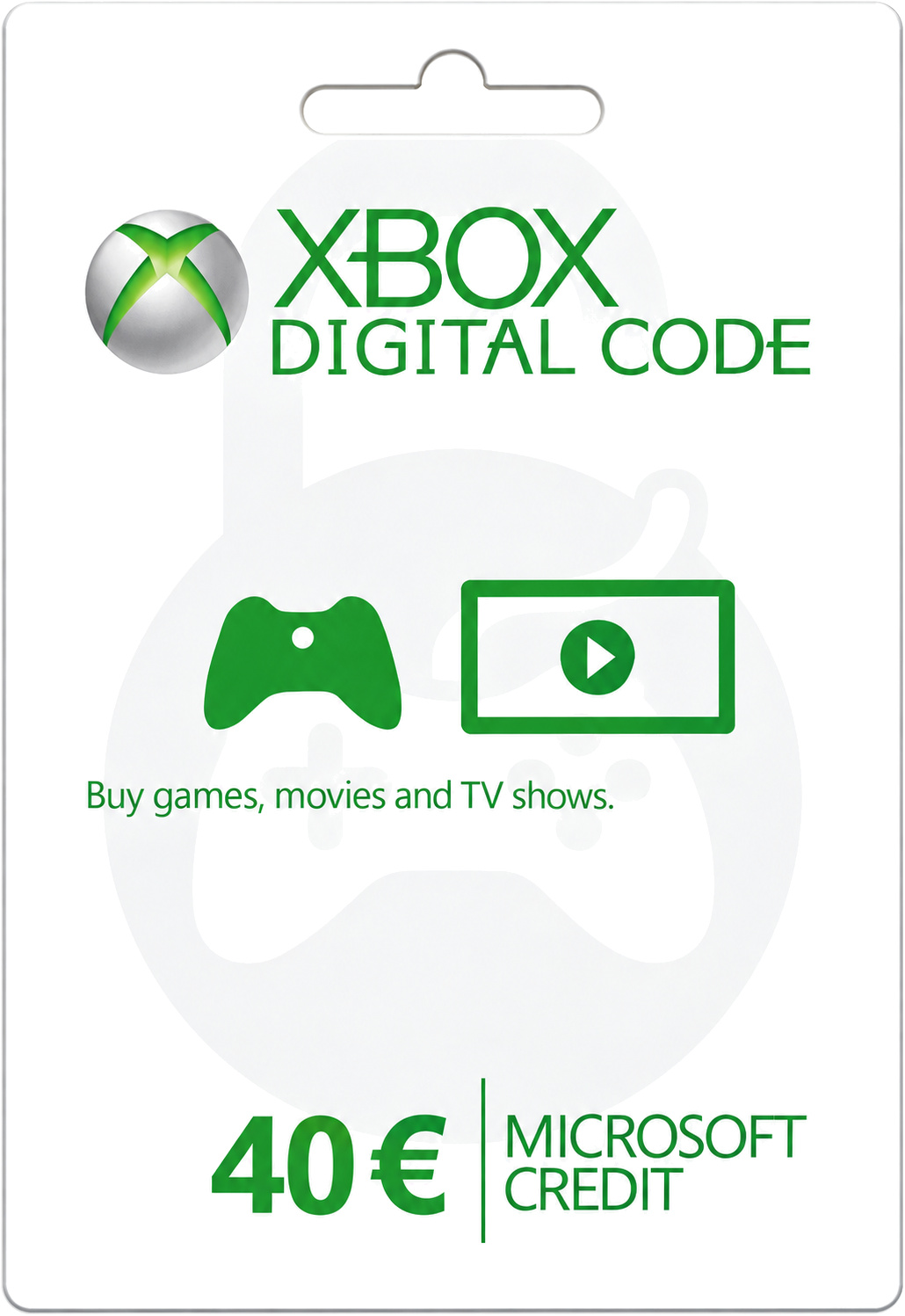 Microsoft darilna kartica za 40 EUR za Xbox in računalnik - koda na papirju Microsoft darilna kartica za 40 EUR za Xbox in računalnik - koda na papirju