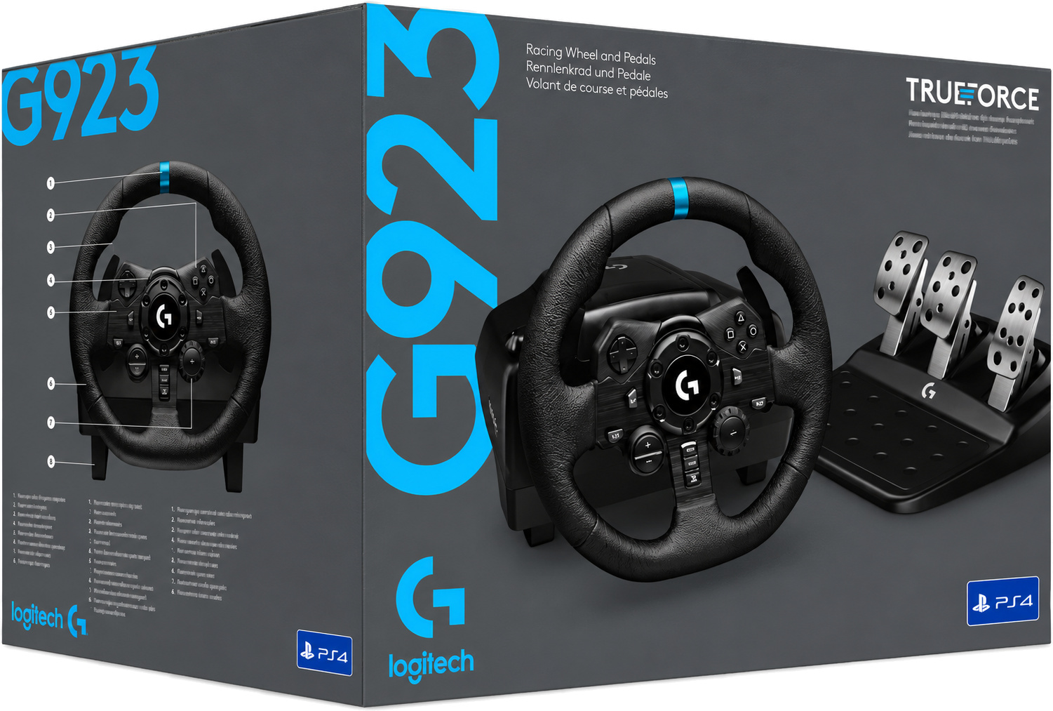 Obnovljen Logitech G923 Dirkalni Volan (PS5 | PS4 | PC) + 2 leti garancije Obnovljen Logitech G923 Dirkalni Volan (PS5 | PS4 | PC) + 2 leti garancije