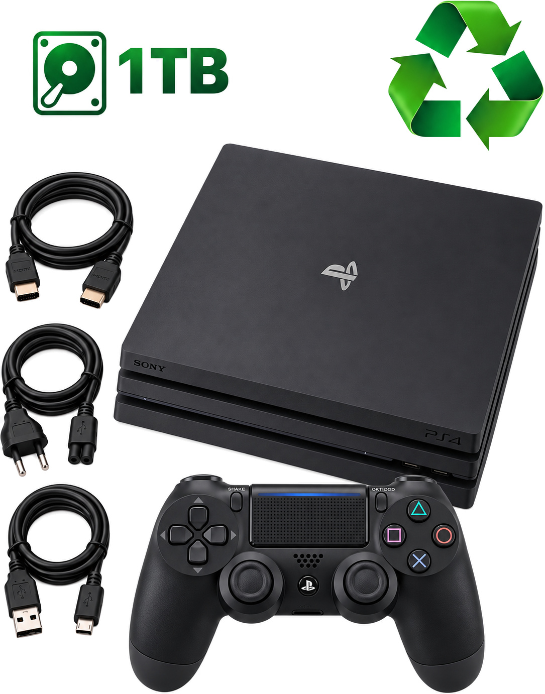 Obnovljen PlayStation 4 PRO 1TB + 2 leti garancije Obnovljen PlayStation 4 PRO 1TB + 2 leti garancije