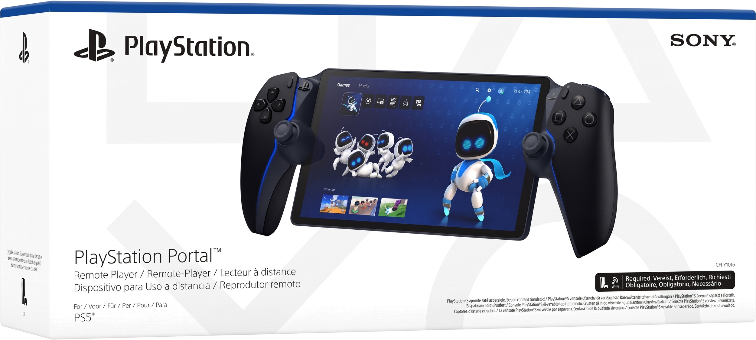 Obnovljen Sony PlayStation Portal Midnight Black + 2 leti garancije Obnovljen Sony PlayStation Portal Midnight Black + 2 leti garancije