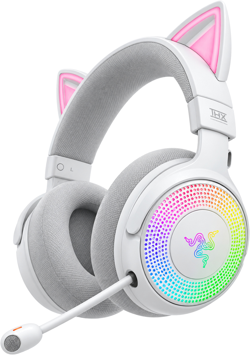 Razer Kraken Kitty V3 Pro brezžične slušalke bele barve Razer Kraken Kitty V3 Pro brezžične slušalke bele barve