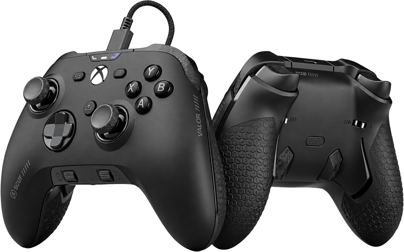 Scuf Valor žični igralni plošček črne barve za Xbox in PC Scuf Valor žični igralni plošček črne barve za Xbox in PC