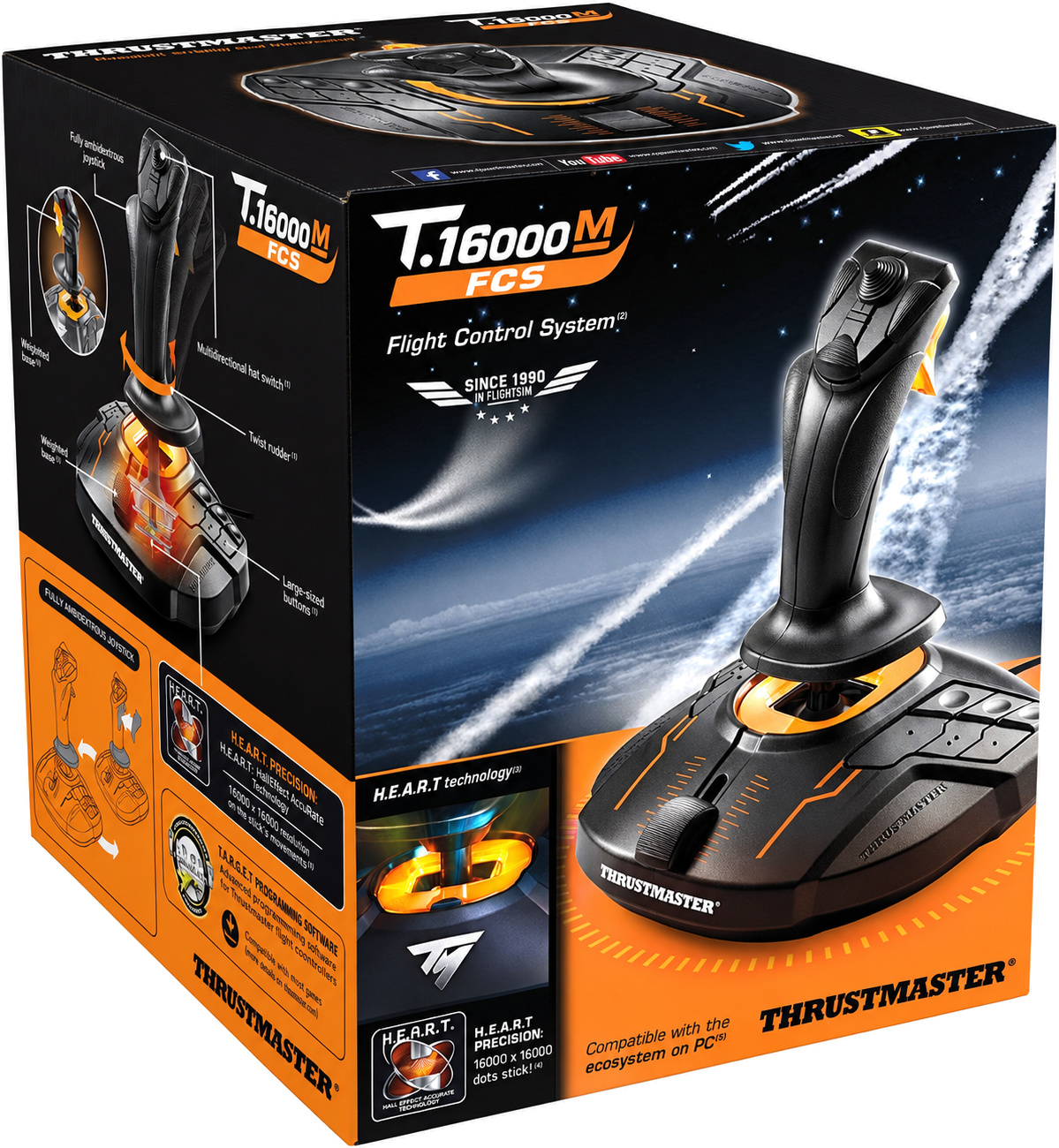 Thrustmaster T.16000M FCS letalska palica za PC Thrustmaster T.16000M FCS letalska palica za PC