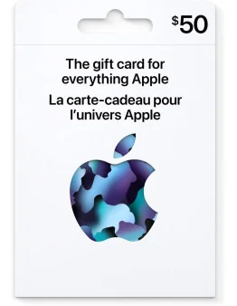 Apple iTunes darilna kartica za 50 USD