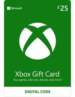 Microsoft Xbox predplačniška kartica 25 GBP (Xbox Live Gift Card)