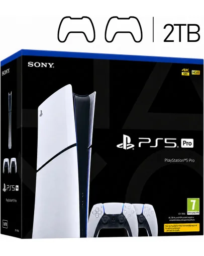 Sony PlayStation 5 Pro 2TB Digital z dvema kontrolerjema