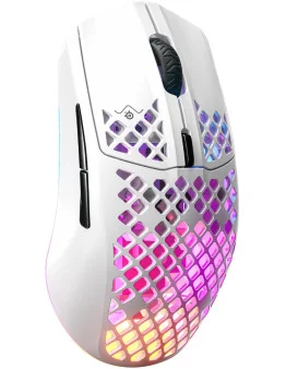 SteelSeries Aerox 3 prve generacije brezžična igralna miška bele barve