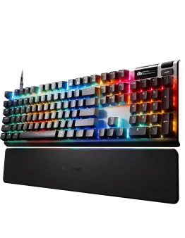 SteelSeries Apex Pro Gen 3 igralna žična tipkovnica črne barve z magnetnimi stikali in US postavitvijo QWERTY