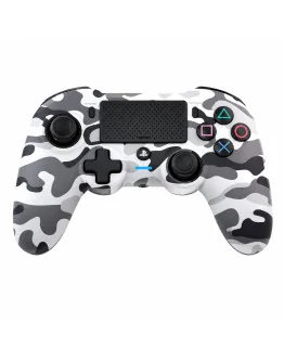 Obnovljen Nacon Asymmetric sivo-kamuflažen brezžični kontroler za PS4 + 2 leti garancije