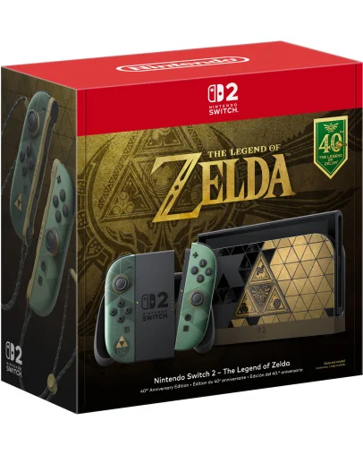 Nintendo Switch 2 The Legend of Zelda 40th Anniversary Edition