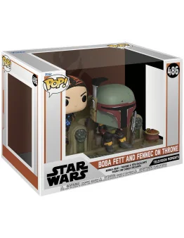 Funko Pop Moment Boba Fett & Fennec Shand on Throne