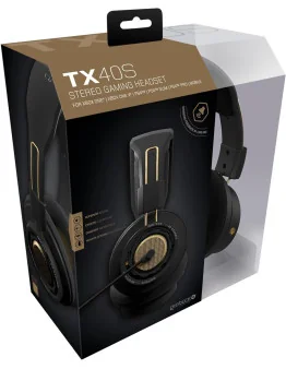 Gioteck TX-40S žične stereo slušalke črno-bronaste barve za PS4 & Xbox One & Xbox Series & PC & Switch