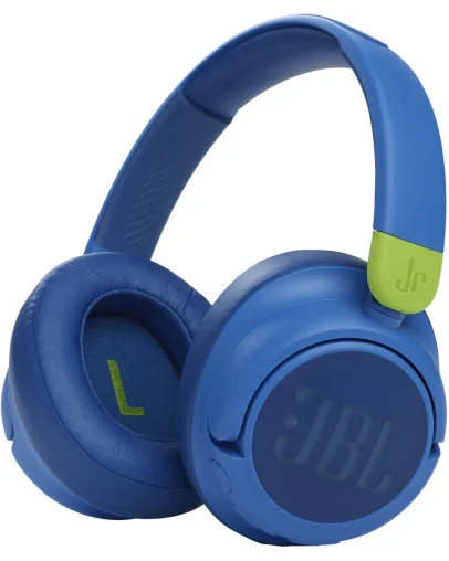 JBL JR 460NC brezžične slušalke v modri barvi