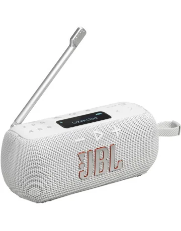 JBL Tuner 3 prenosni radio z DAB in FM sprejemnikom bele barve