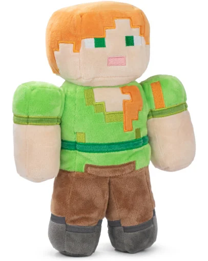 Minecraft Alex plišasta igrača 30cm visoka Barrado