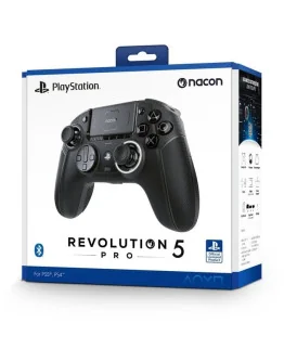 Obnovljen Nacon Revolution 5 Pro brezžični kontroler črne barve za PS5 & PS4 & PC