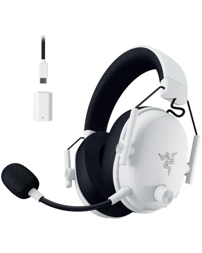 Razer BlackShark V3 žične slušalke bele barve