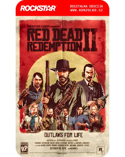 Red Dead Redemption 2 Ultimate Edition - Rockstar koda brez škatlice (WINDOWS PC)