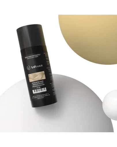 UVI Hair lasna vlakna 28g do 50 nanosov v srednje blond barvi