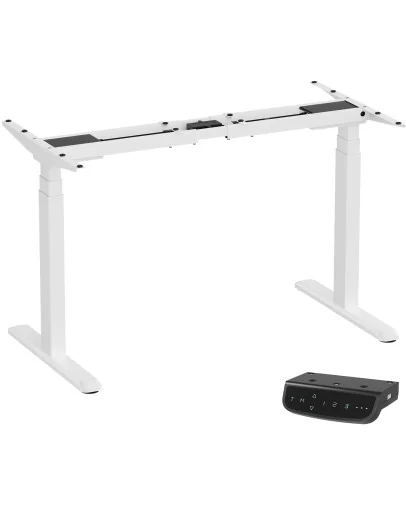 UVI Standard V2 električni dvižni okvir za mizo v beli barvi