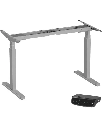 UVI Standard V2 električni dvižni okvir za mizo v sivi barvi