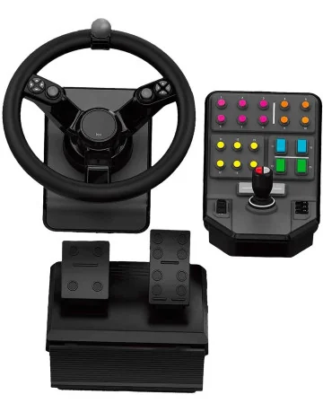 Logitech G Farm Simulator volan s kontrolami za težko mehanizacijo za PS4 & PC