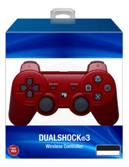PS3 DualShock 3 brezžični kontroler temno rdeč (kompatibilni)