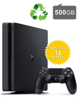 Obnovljen PlayStation 4 Slim 500GB + 2 leti garancije