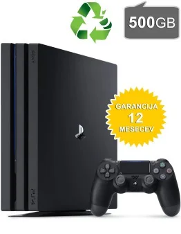 Rabljeno - PlayStation 4 PRO 500GB črn + 1 leto garancije