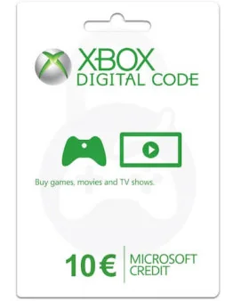 Microsoft darilna kartica za 10 EUR za Xbox in računalnik
