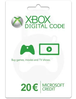 Microsoft darilna kartica za 20 EUR za Xbox in računalnik