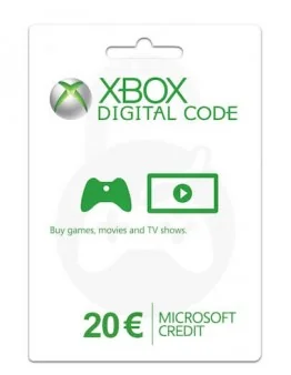 Microsoft Xbox predplačniška kartica 20 EUR (Xbox Live Gift Card)