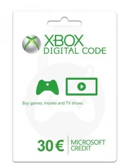 Microsoft Xbox predplačniška kartica 30 EUR (Xbox Live Gift Card)