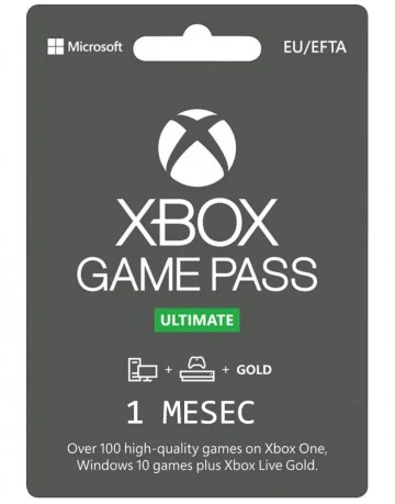Xbox Game Pass Ultimate za 1 mesec za Xbox One & Xbox Series & PC